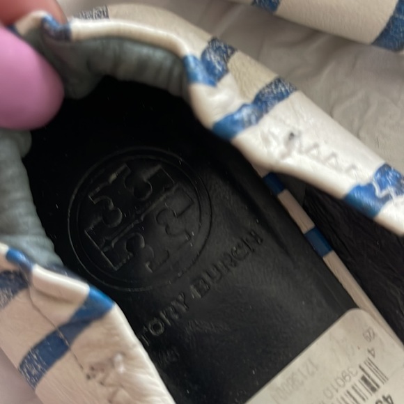 SOLD!!! Tory Burch Creta Stripe Slip Ons - Picture 9 of 9